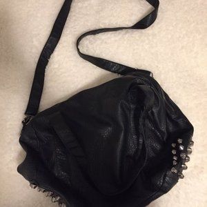 Studded Black Crossbody Bag